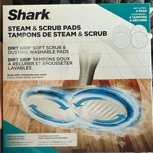 Steam & Scrub Pads - White
